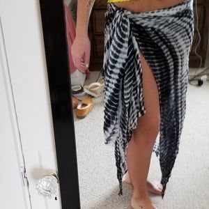 tie dye skirt/sarong